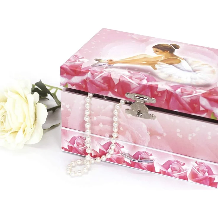 Schmuck Spieldose Tänzerin Rosa – Bild 6