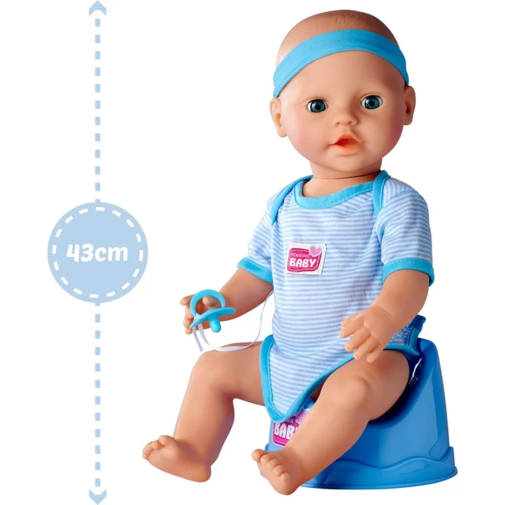 babypuppe It's a boy! junior 43 cm blau 8-teilig – Bild 2