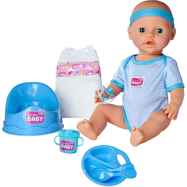 babypuppe It's a boy! junior 43 cm blau 8-teilig – Bild 1