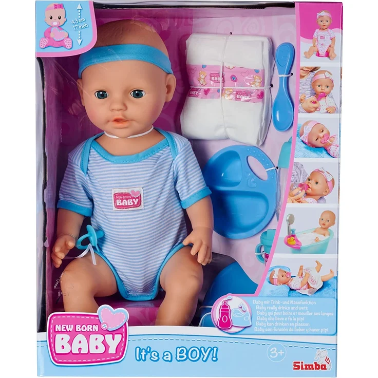 babypuppe It's a boy! junior 43 cm blau 8-teilig – Bild 8