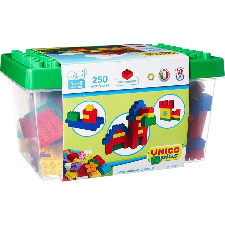 Unico Plus 8525 – Box mit Bausteinen (250 Teile) – Bild 2