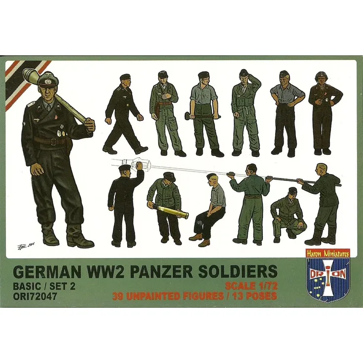 Orion ORI72047 WWII German panzer soldiers, set 2
