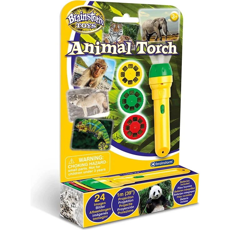 Invento 'Diashow Wilde Tiere' Taschenlampenprojektor – Bild 1