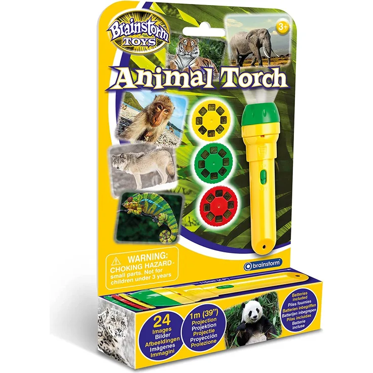 Invento 'Diashow Wilde Tiere' Taschenlampenprojektor