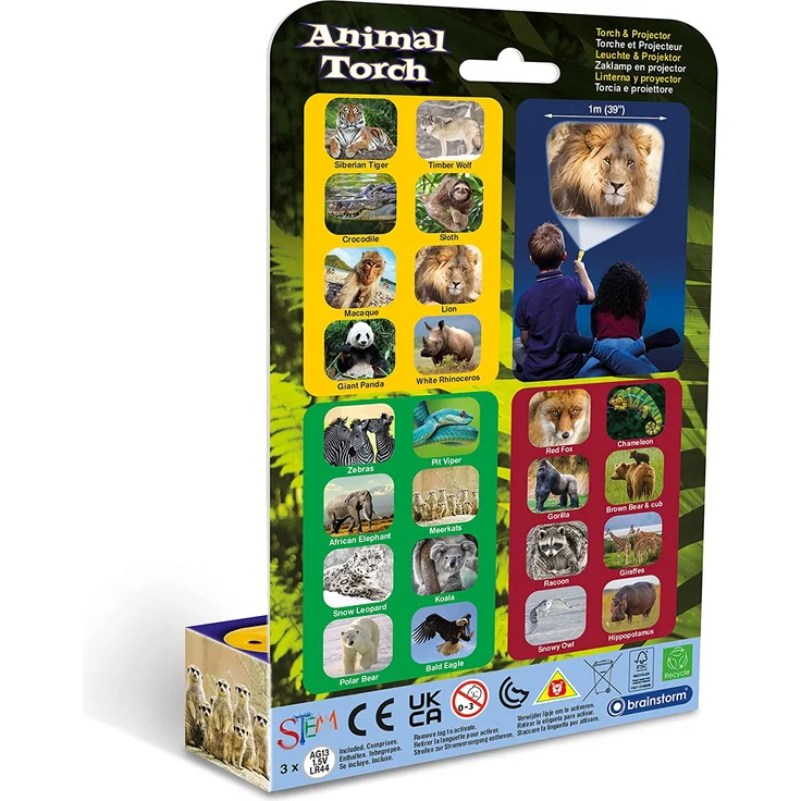 Invento 'Diashow Wilde Tiere' Taschenlampenprojektor – Bild 3