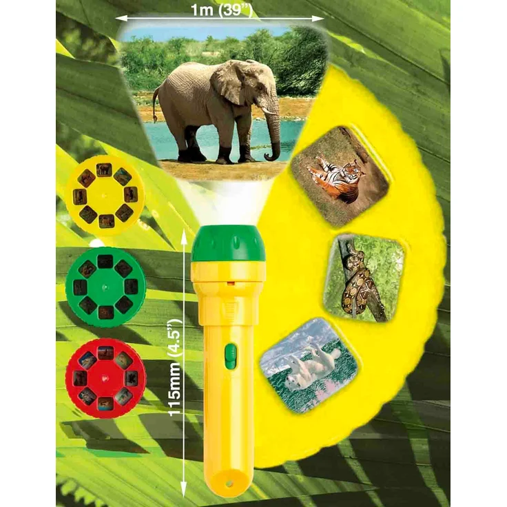 Invento 'Diashow Wilde Tiere' Taschenlampenprojektor – Bild 4