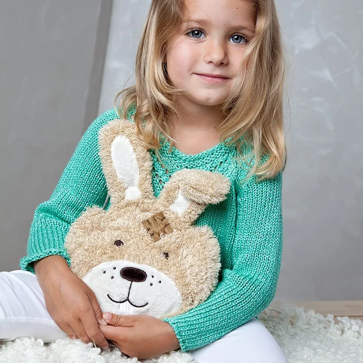 Grünspecht 179-V1 Mein kleiner Wärmefreund Hase, Kirschkern-Kissen – Bild 3