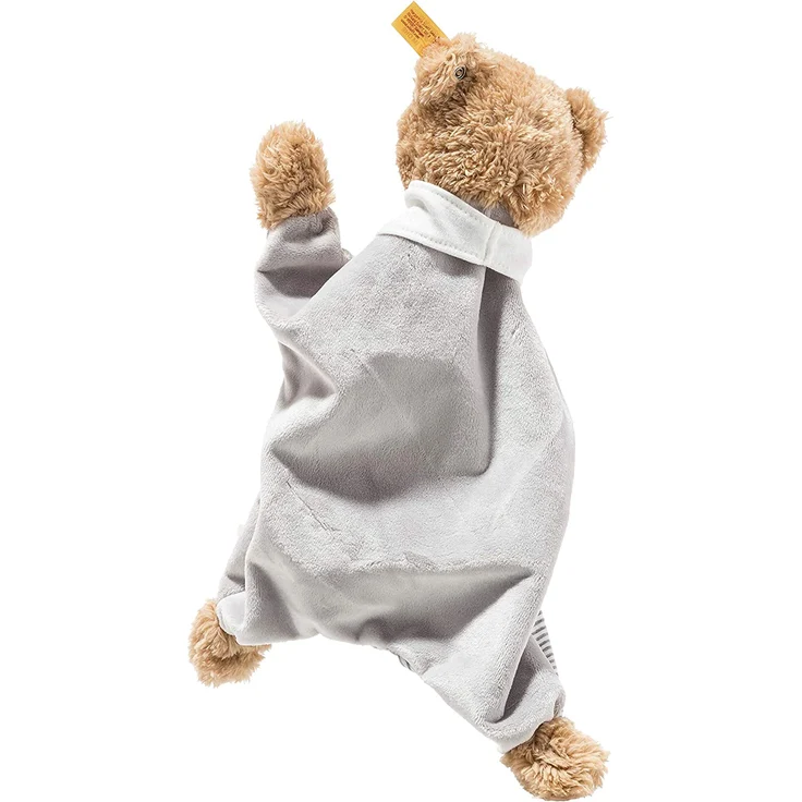 Steiff - Babywelt - Spielzeug - Schmusetücher - Schlaf-gut-Bär Schmusetuch, grau, 30cm – Bild 4