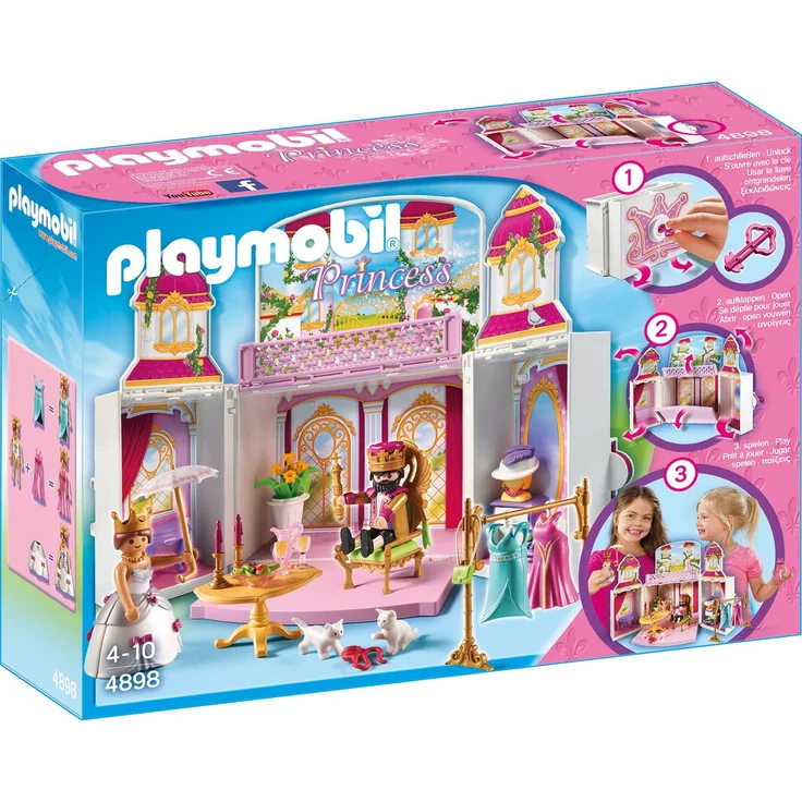 Playmobil 4898 - Königsschloss, Aufklapp-Spiel-Box – Bild 1