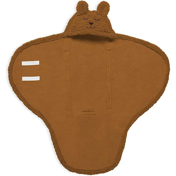 Jollein Bunny Wickeldecke Karamell Braun 1