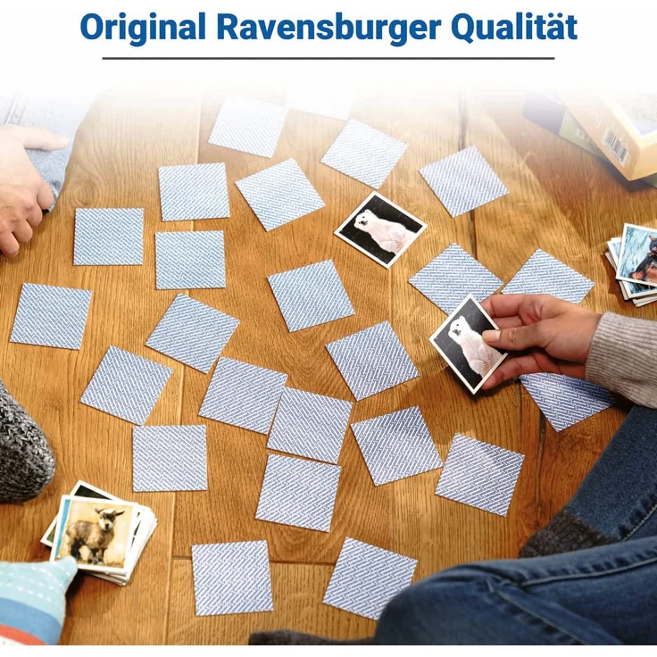 Ravensburger memory® Tierkinder - 20879 - der Spieleklassiker für Tier-Fans, Merkspiel für 2-8 Spieler ab 3 Jahren – Bild 4