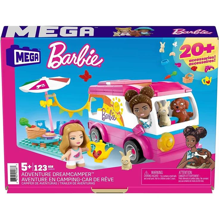 Mega Construx GWR35 - Barbie Abenteuer Traumwohnmobil, Bauset mit 123 Bausteinen, ab 5 Jahren – Bild 6