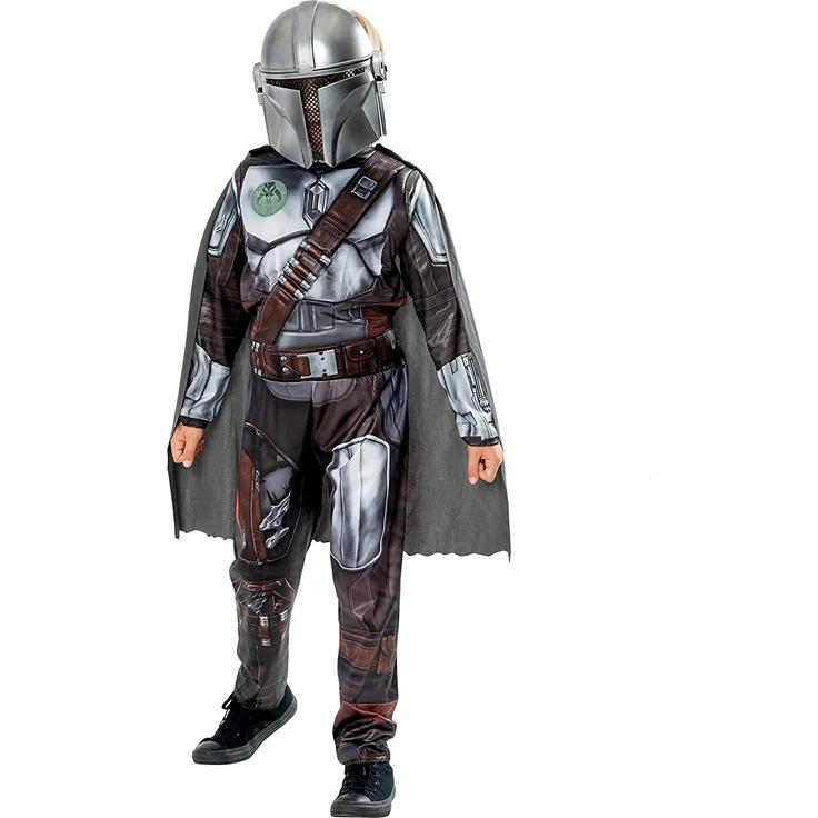 Rubies 300929 - Mandalorian Kinder Kostüm, Star Wars, Größe S,M,L – Bild 5