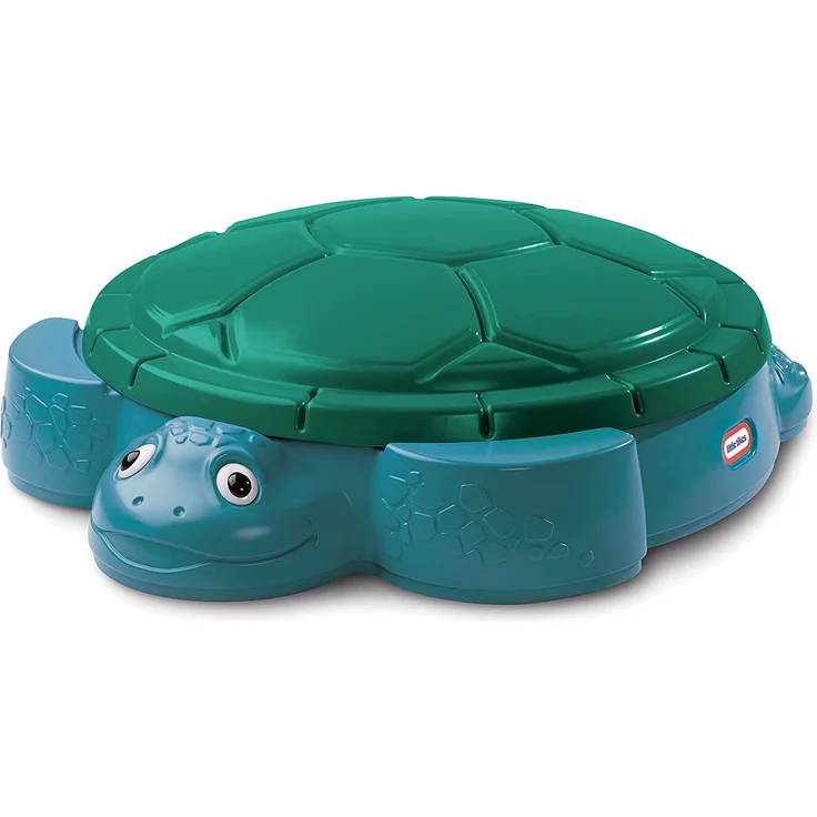 Little Tikes Go Green Turtle Sandbox Betthimmel andere Kunststoff Blau Grün Sandbox – Bild 1