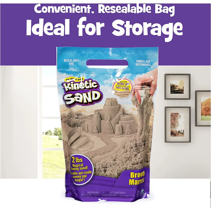 Kinetic Sand 6053516 - 907 g Beutel braun - Preisvergleich – Bild 4