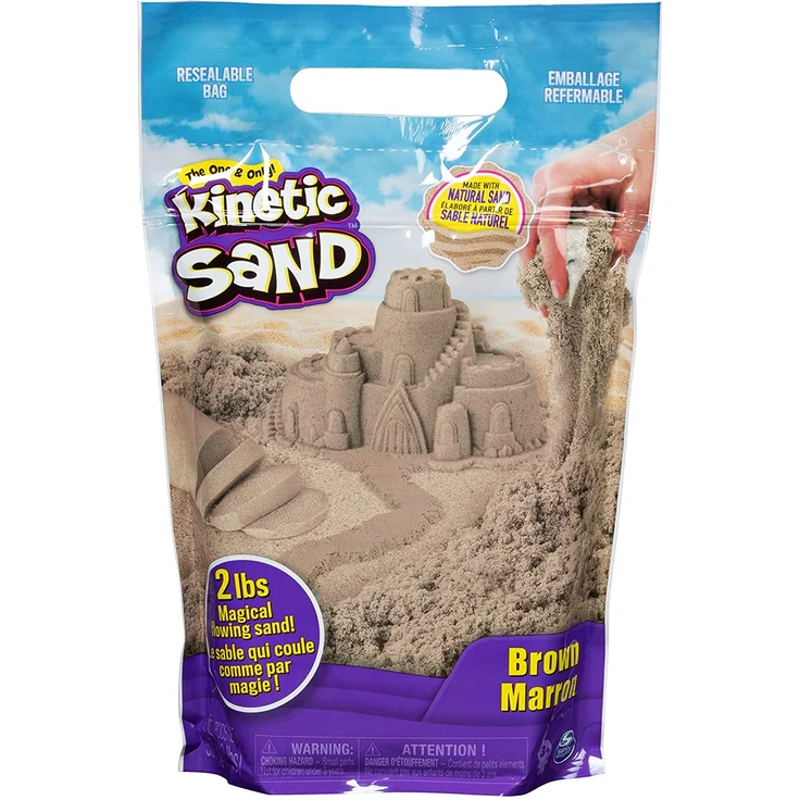 Kinetic Sand 6053516 - 907 g Beutel braun - Preisvergleich – Bild 1
