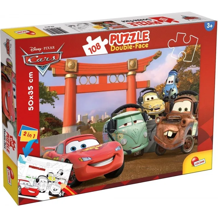 DISNEY PUZZLE CARS 108TLG. 50x35cm
