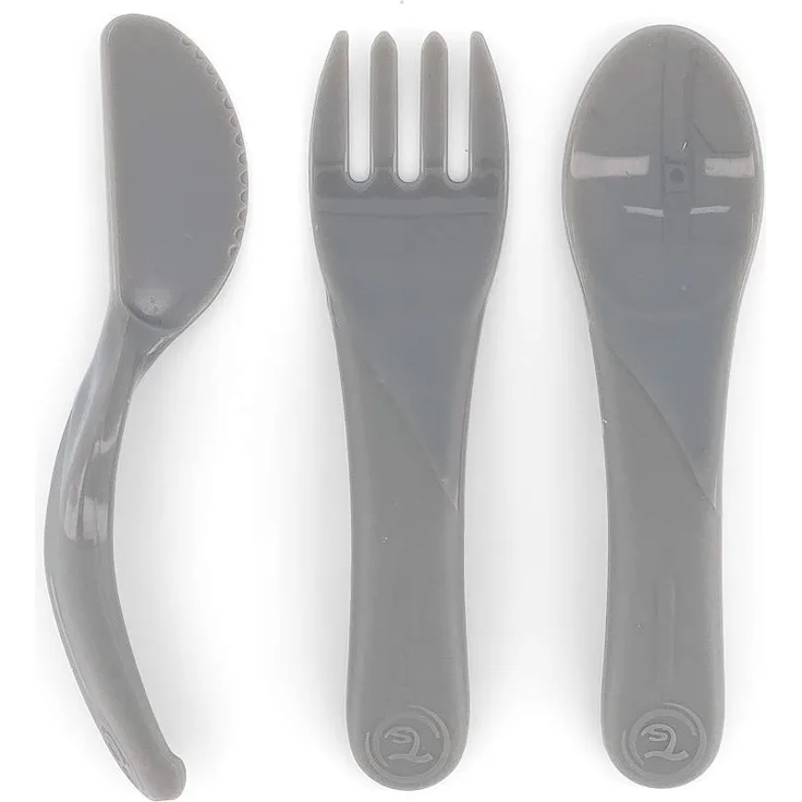 Twistshake Learn Cutlery 6+m (6 Farben) Pastel Grey