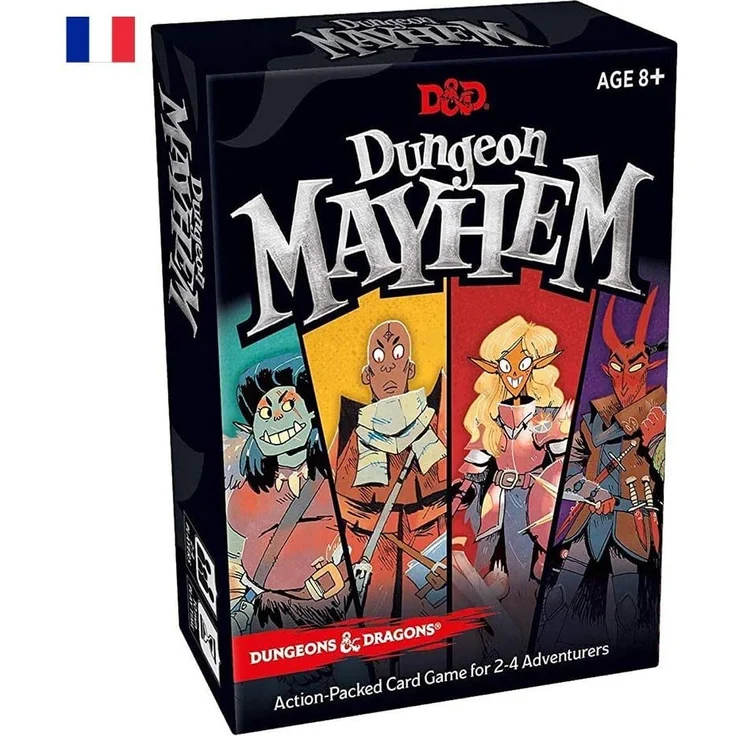 Dungeons & Dragons Kartenspiel Dungeon Mayhem französisch – Bild 1