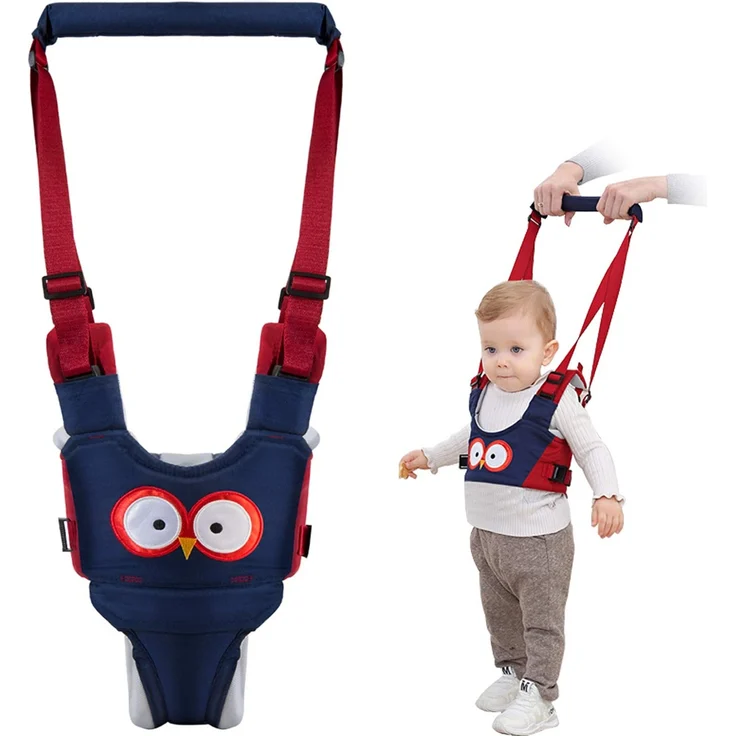 Vicloon Baby Lauflernhilfe Gehhilfe für Baby,Lauflernhilfen Einstellbare mit Sicherheitsverschluss und Magischen Aufklebern, Atmungsaktiv Stehen Gehen Lernen Helfer Walker (Blau)… – Bild 1