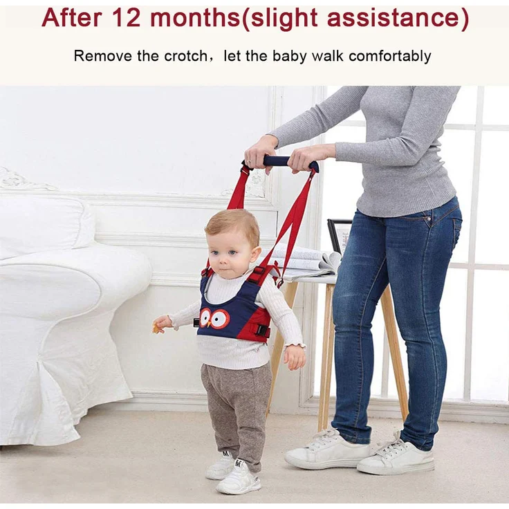 Vicloon Baby Lauflernhilfe Gehhilfe für Baby,Lauflernhilfen Einstellbare mit Sicherheitsverschluss und Magischen Aufklebern, Atmungsaktiv Stehen Gehen Lernen Helfer Walker (Blau)… – Bild 6