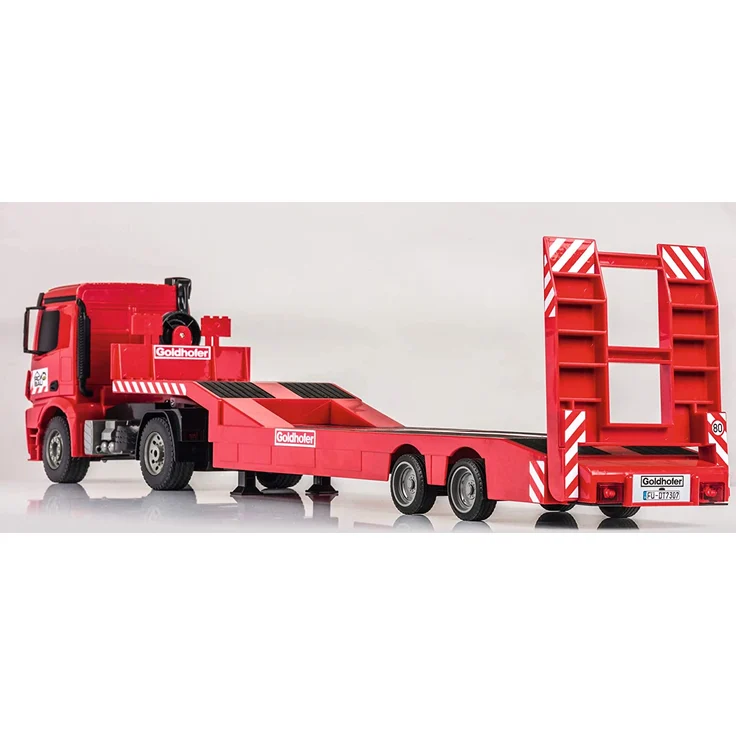 Carson RC Sport Arocs med Goldhofer blokvogn 1:20 RC begynder funktionsmodel Lastvogn inkl. batteri oplader og senderbatterier – Bild 5