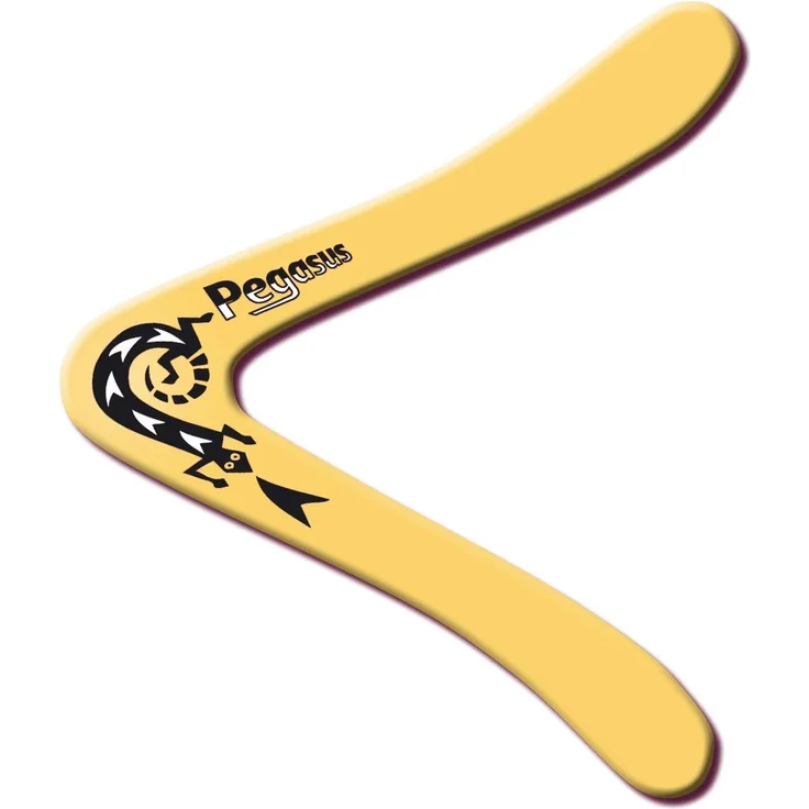 Paul Günther 1374 - Boomerang Pegasus, klassische Form, ca. 25 cm groß, aus unzerbrechlichem Polypropylen, fliegt ca. 18 - 20 m weit – Bild 3