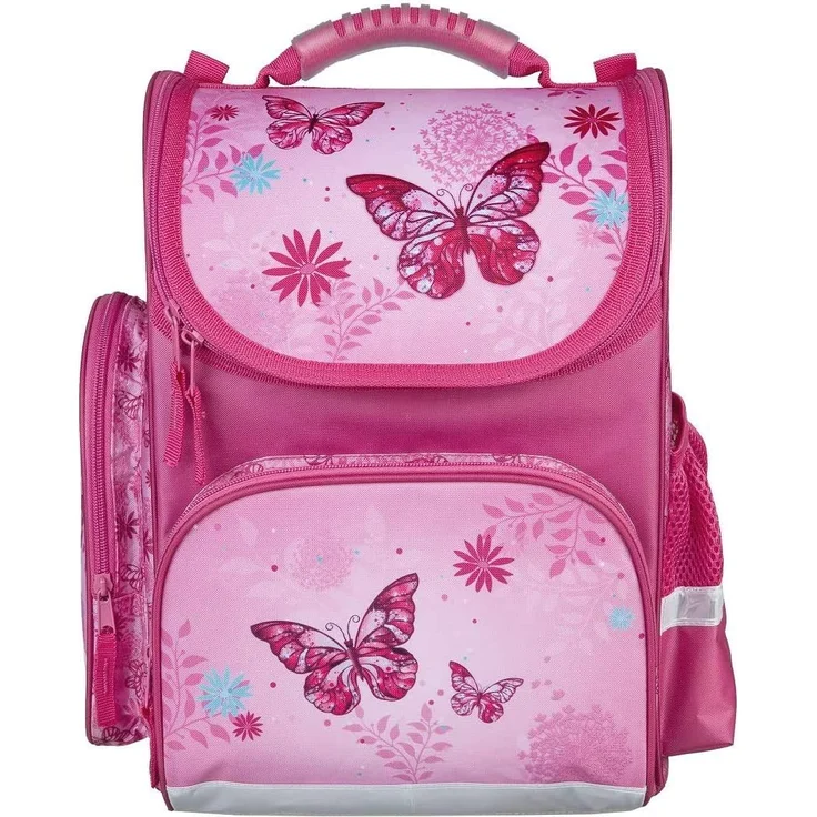 Mädchen Schulranzen 1. Klasse Tornister BUTTERFLY SCHMETTERLINGE 9-teiliges Set mit Sporttasche – Bild 2