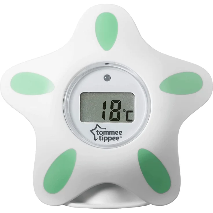 Tommee Tippee 42303051 Closer to Nature Badezimmer-/Raumthermometer, grün, 98 g – Bild 1