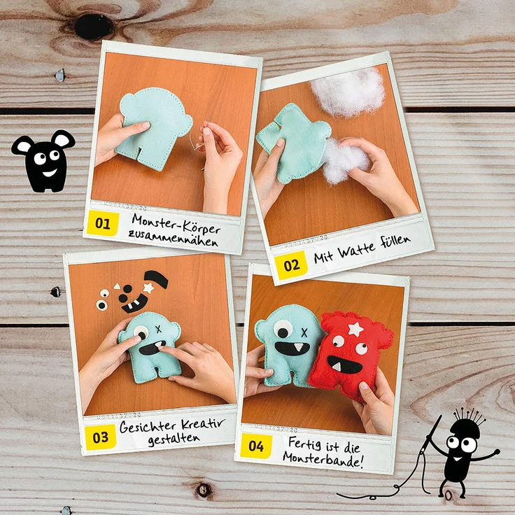 Kosmos 604394 Mein erstes Nähset Nähen Lernen für Kinder, Bastel-Set – Bild 6