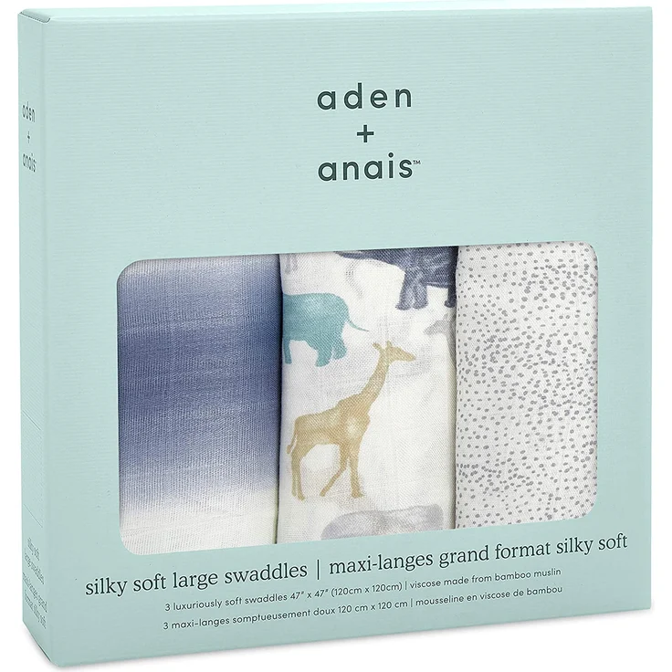 aden+anais Silky Soft Swaddels Wickeltücher 3er Pack – Bild 3