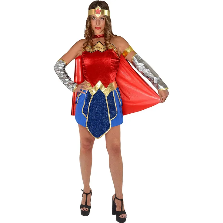Ciao s. r. l kostüm Wonder Woman Damen rot 6-teilig Größe S