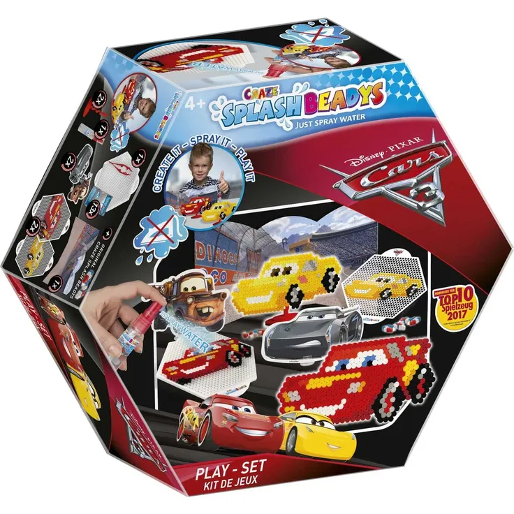 Craze 59389 - Splash Beadys, Cars, Playset