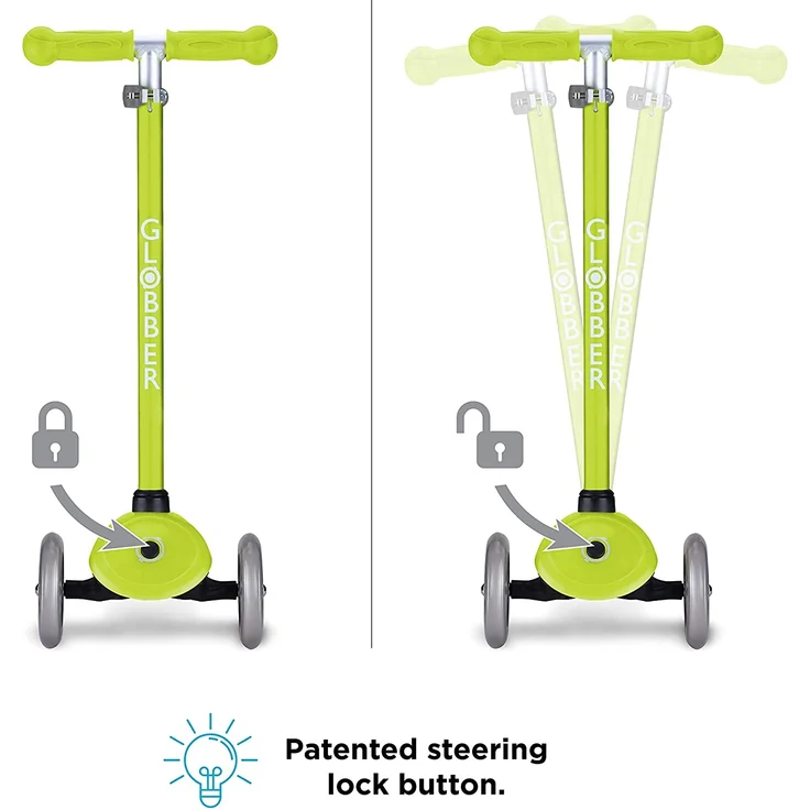 Globber Unisex Jugend Primo Dreiradscooter, grün, One Size – Bild 5