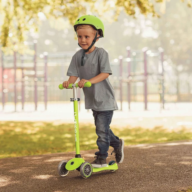 Globber Unisex Jugend Primo Dreiradscooter, grün, One Size – Bild 3