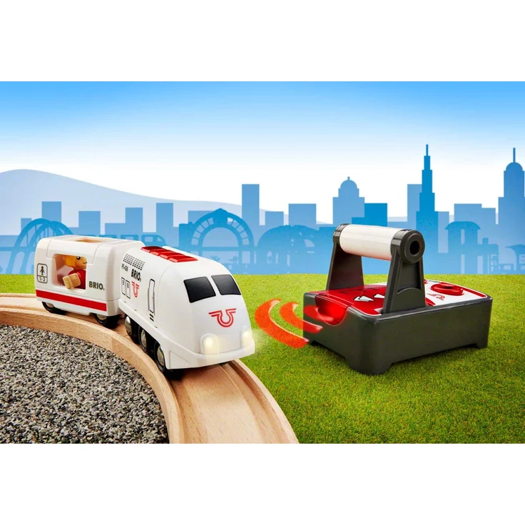 BRIO World Elektrische Lok, Ferngesteuert, Brio Eisenbahn Zubehör, Holzspielzeug – Bild 11