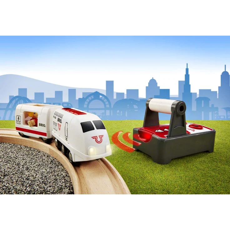 BRIO World Elektrische Lok, Ferngesteuert, Brio Eisenbahn Zubehör, Holzspielzeug – Bild 5