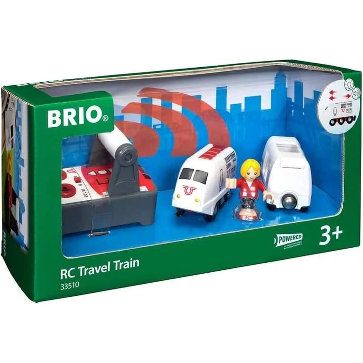 BRIO World Elektrische Lok, Ferngesteuert, Brio Eisenbahn Zubehör, Holzspielzeug – Bild 1