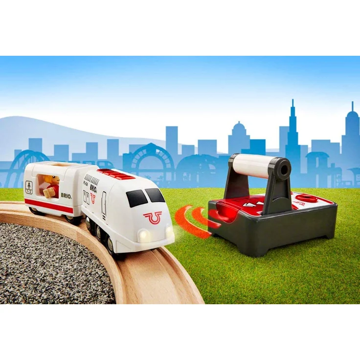 BRIO World Elektrische Lok, Ferngesteuert, Brio Eisenbahn Zubehör, Holzspielzeug – Bild 4