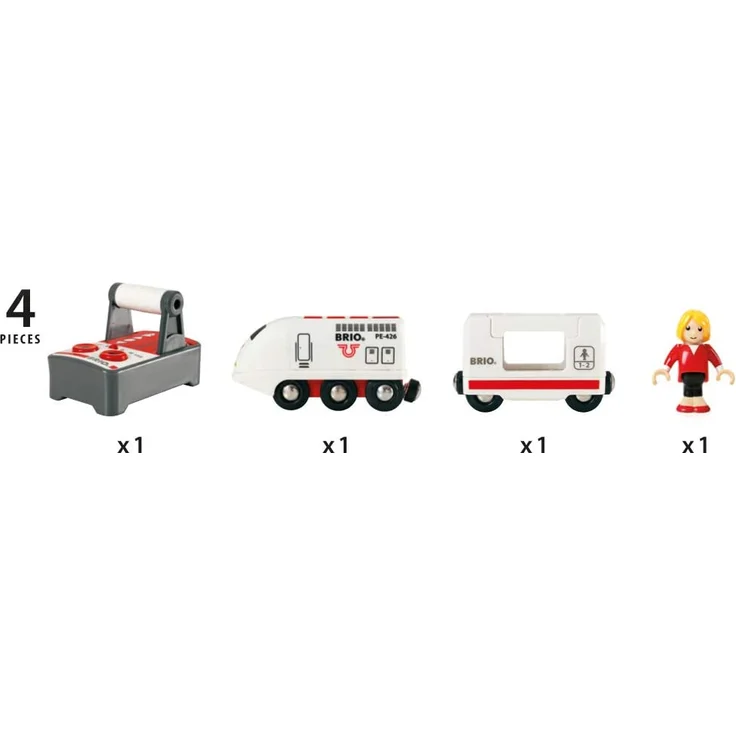 BRIO World Elektrische Lok, Ferngesteuert, Brio Eisenbahn Zubehör, Holzspielzeug – Bild 12
