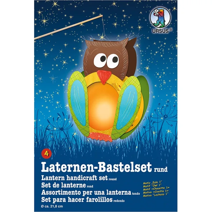 Laternen-Bastelset ”Eule 1”