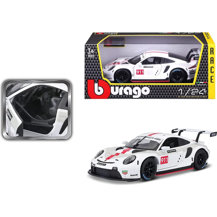 Bburago 18-28013 - 1:24 Modelle: Modellauto Porsche 911 RSR GT '20 – Bild 10