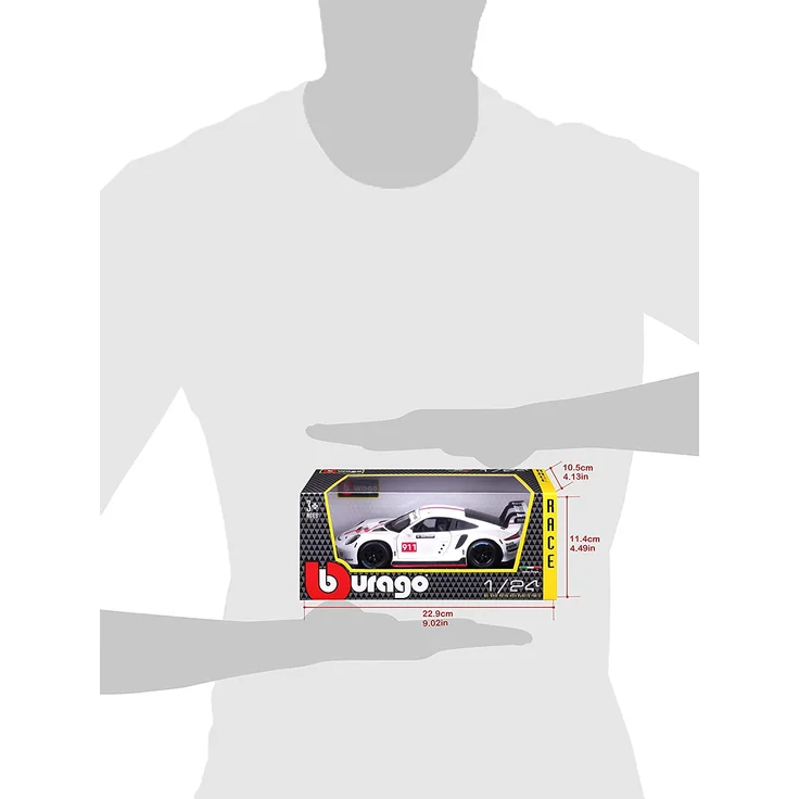 Bburago 18-28013 - 1:24 Modelle: Modellauto Porsche 911 RSR GT '20 – Bild 8