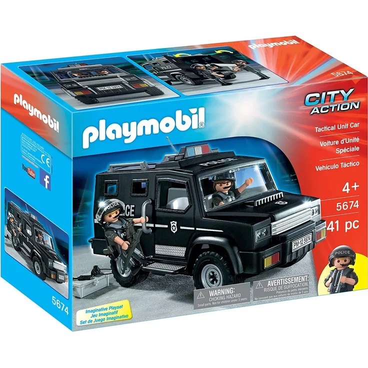 Playmobil City Action 5674 Tactical Unit-Auto, Ab 4 Jahren