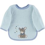 Sterntaler Ärmellätzchen Esel Emmi, Größe: 46 x 73 x 1 cm, Hellblau