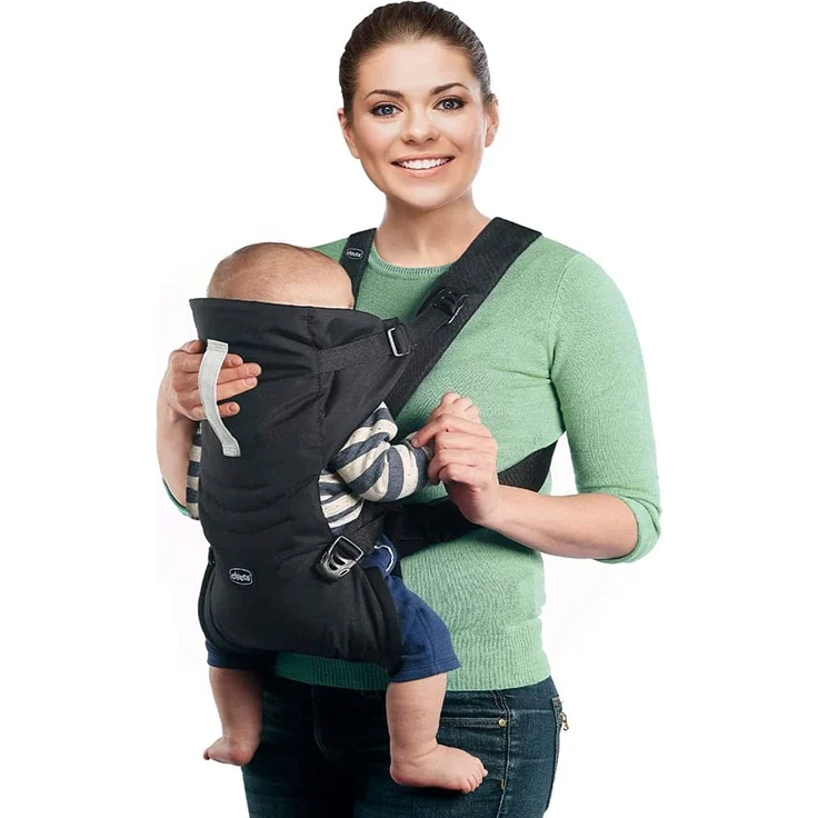 Chicco Easy Fit - Chicco Easy Fit - Ergonomischer Babytrage, 0 bis 9 kg, Schwarz (Black Night) – Bild 1
