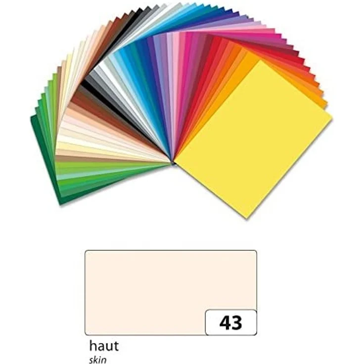 folia 614/5043 Fotokarton 300g/m², DIN A4, hautfarbe (50 Bogen) – Bild 2