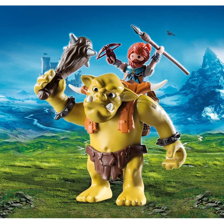 Playmobil 9343 - Riesentroll mit Zwergenrucksack Spiel – Bild 2