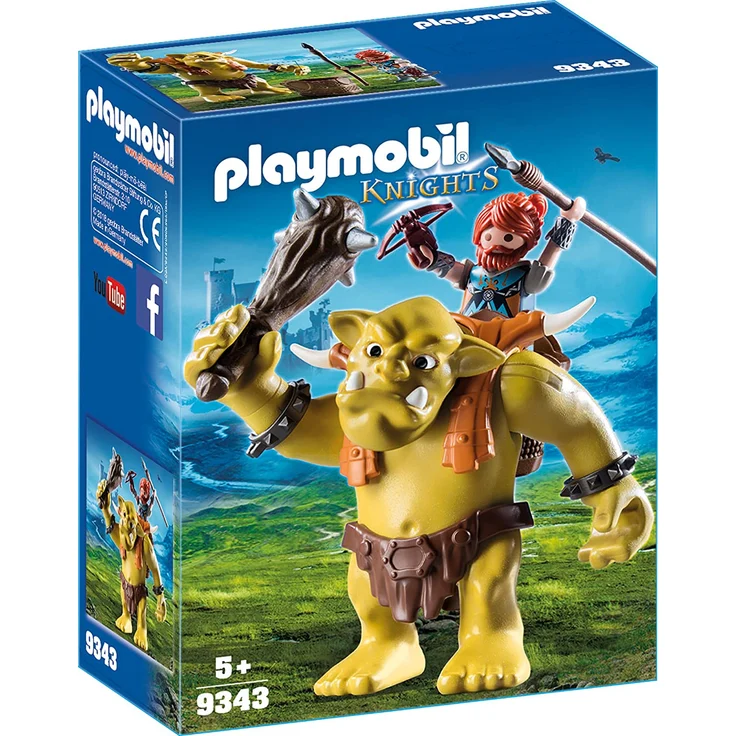 Playmobil 9343 - Riesentroll mit Zwergenrucksack Spiel – Bild 1