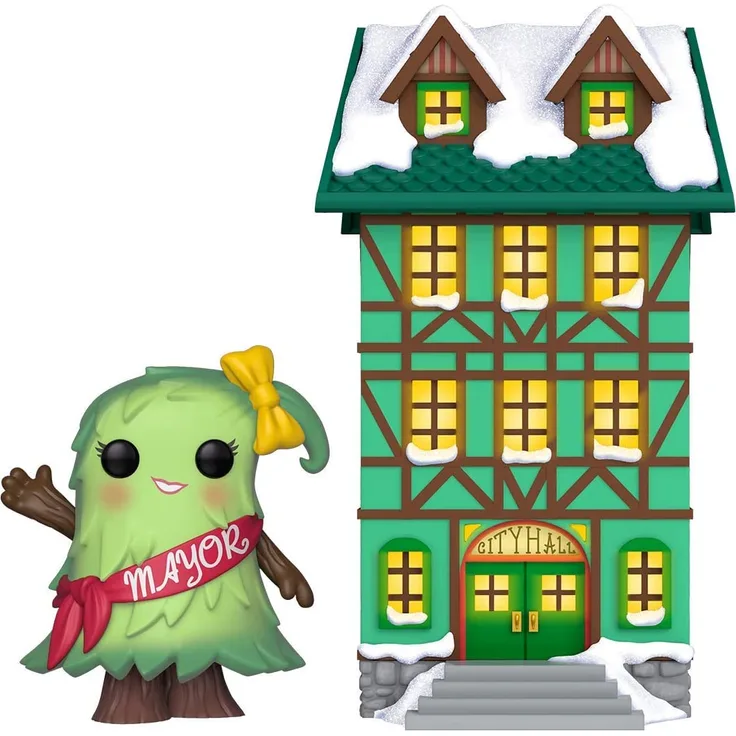 Funko POP! Town: Holiday - Town Hall w/Mayor Patty Noble, Mehrfarben